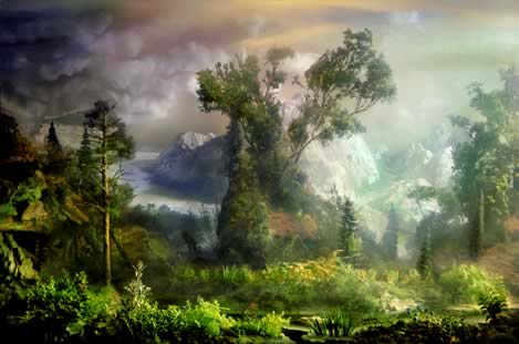 fantasy landscape photo