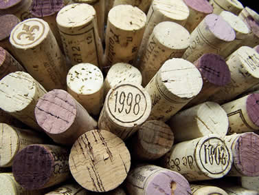 photo of wine-bottle corks