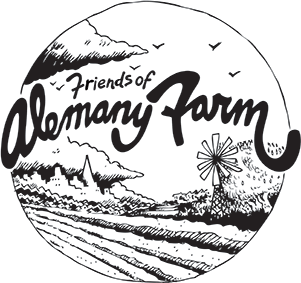 farm drawing, words, Friends of Alemany Farm